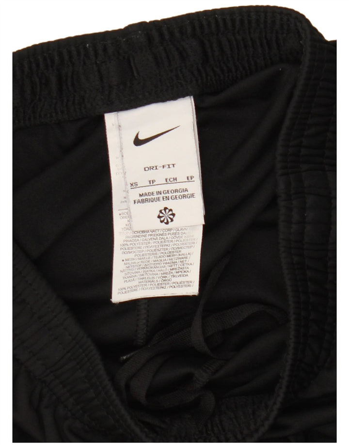 Pantaloni della tuta da donna Nike Dri Fit UK 6 XS poliestere nero