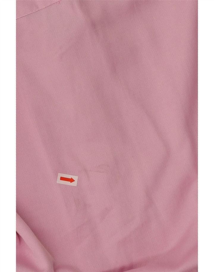 PIERRE CARDIN Camicia da uomo Taglia 47 2XL Cotone rosa
