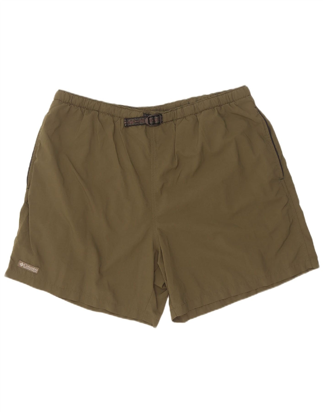 Pantaloncini da bagno Columbia da uomo XL in nylon kaki