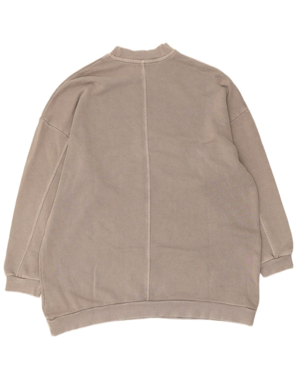 Felpa oversize Reebok da donna UK 12/14 Grigio medio
