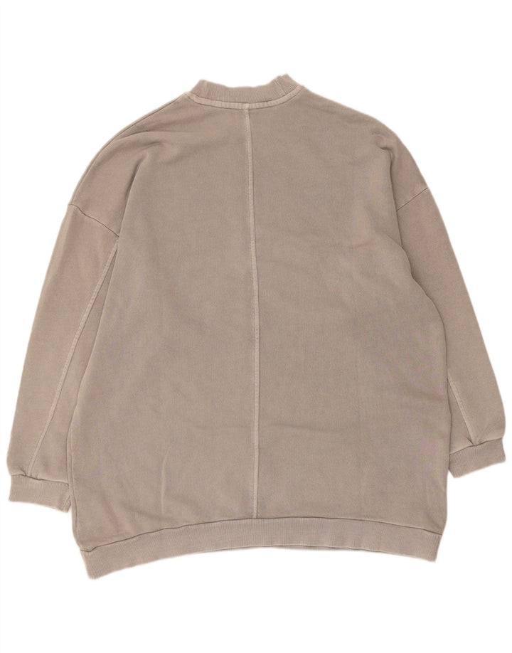 Felpa oversize Reebok da donna UK 12/14 Grigio medio