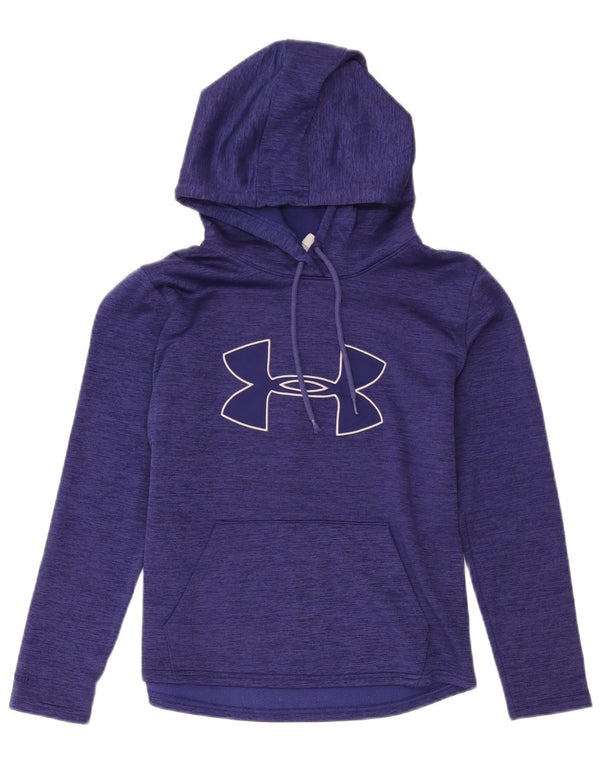 Felpa con cappuccio grafica da donna Under Armour UK 10 Small Viola Poliestere