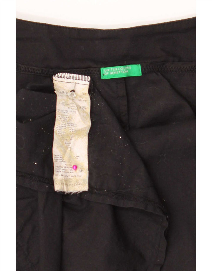 Camicetta da donna con maniche a 3/4 Benetton Top UK 14 medio nero
