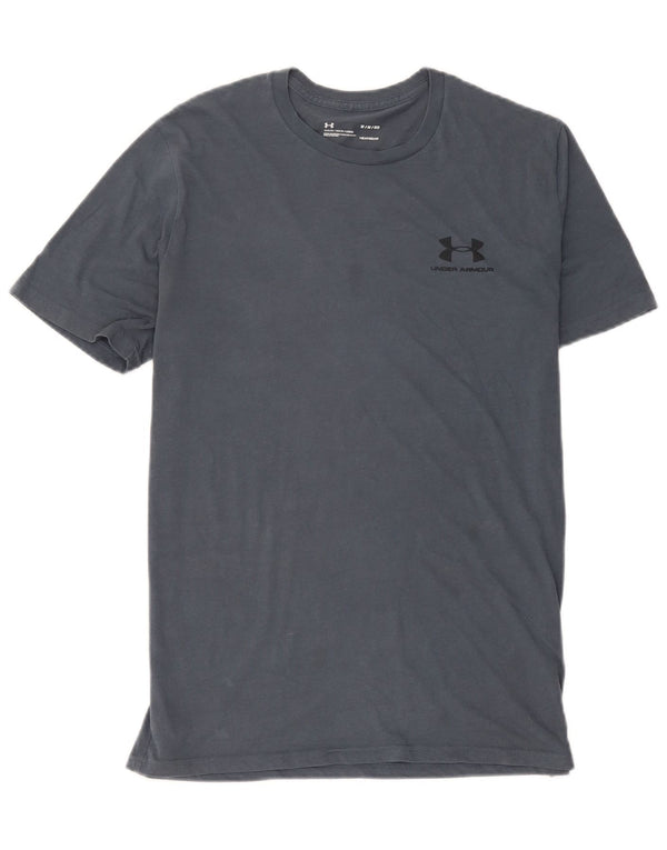 Maglietta Under Armour da uomo Heat Gear Top medio blu navy