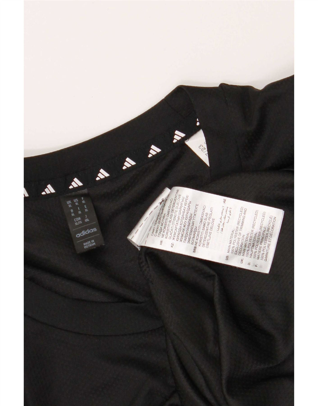 T-shirt Adidas Aeroready da uomo Top XL poliestere nero