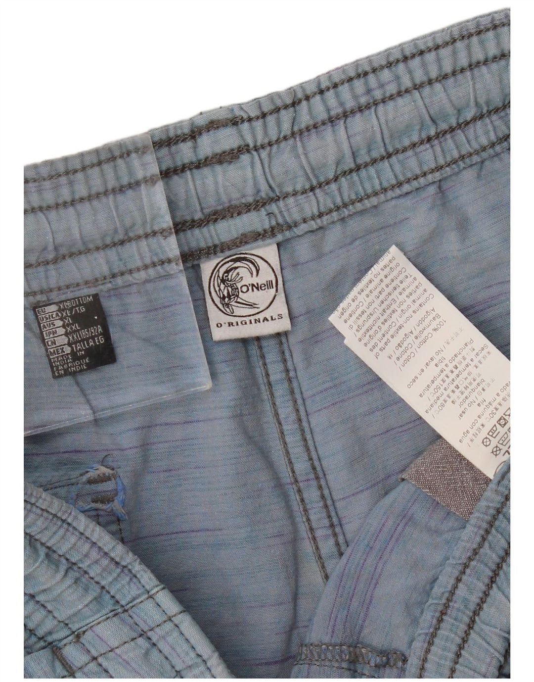 Pantaloncini da bagno da uomo O'NEILL XL in cotone screziato blu