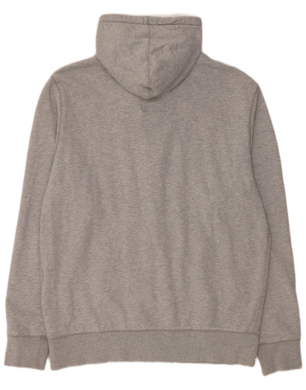 Maglione con cappuccio e zip grafica da uomo MUSTO 2XL cotone grigio
