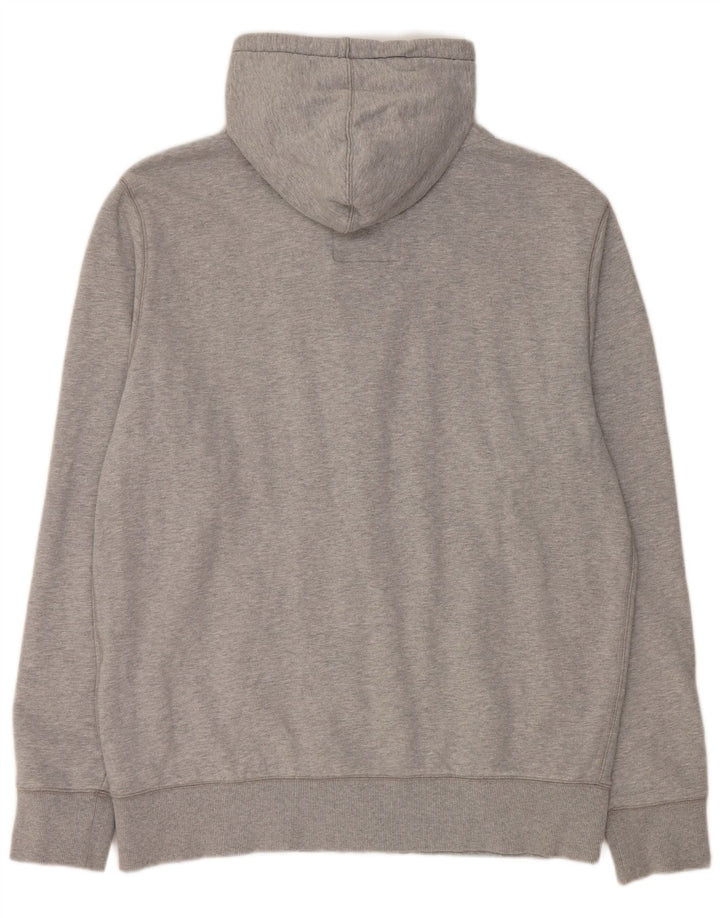 Maglione con cappuccio e zip grafica da uomo MUSTO 2XL cotone grigio