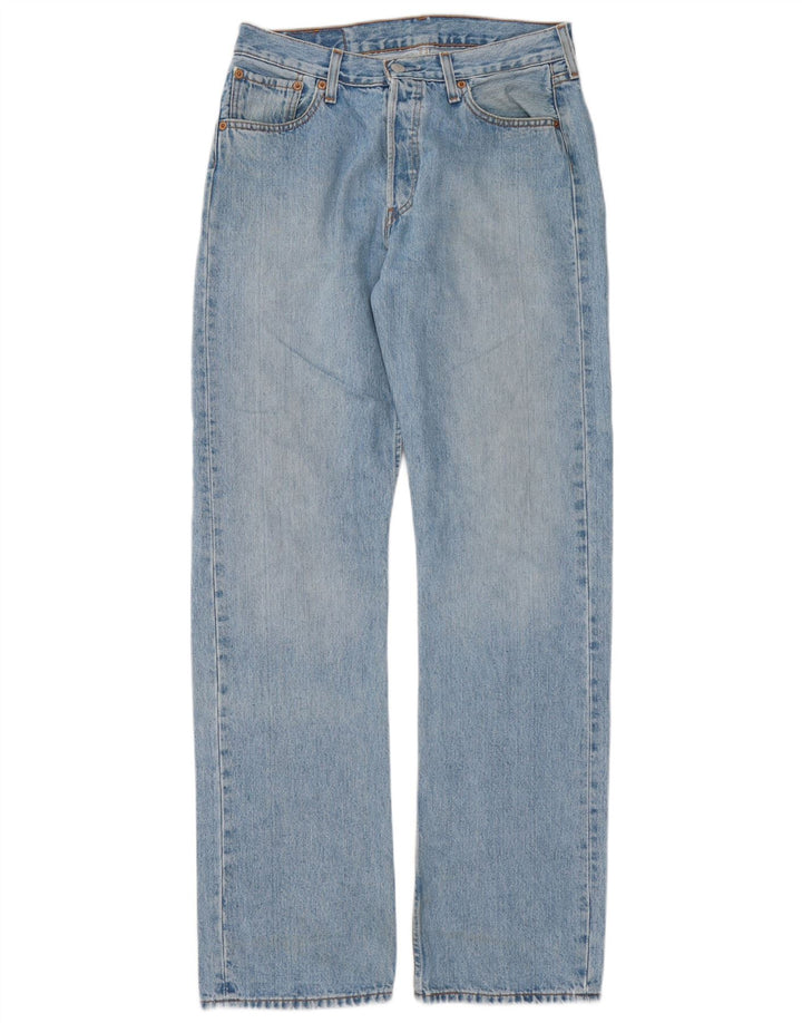 Jeans dritti da uomo Levi's 501 W30 L34 cotone blu
