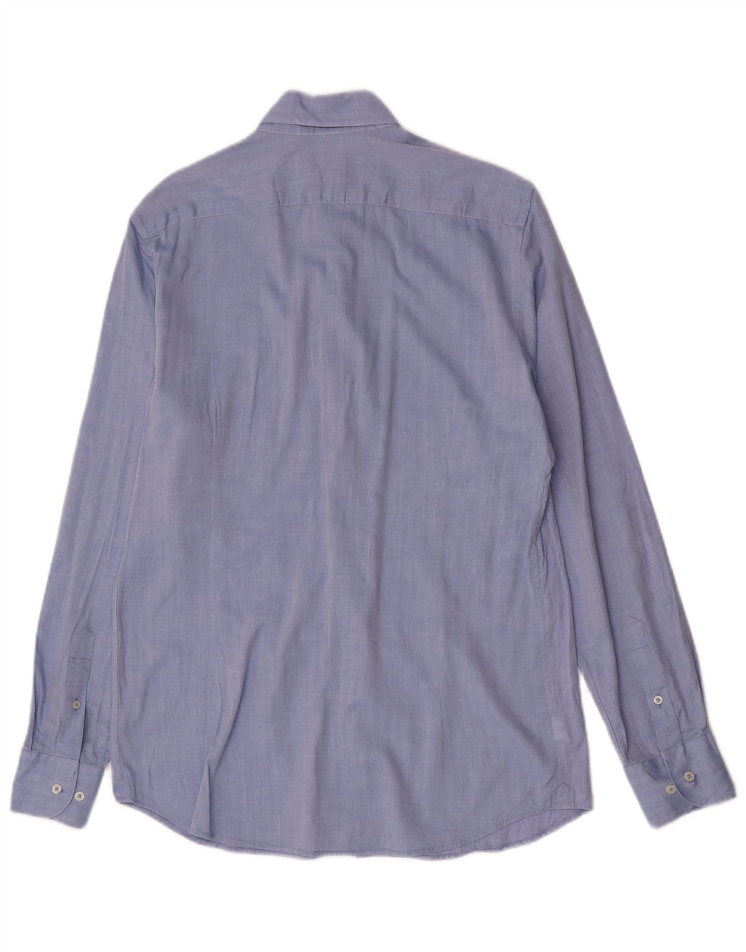 Camicia da uomo Massimo Dutti EU 40 15 1/2 Cotone blu medio