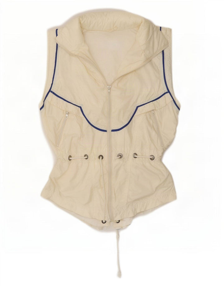 Gilet grafico da donna Sportalm EU 36 Small Off White Colourblock in poliammide