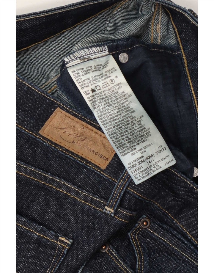 Jeans slim da donna Levi's W29 L32 cotone blu navy