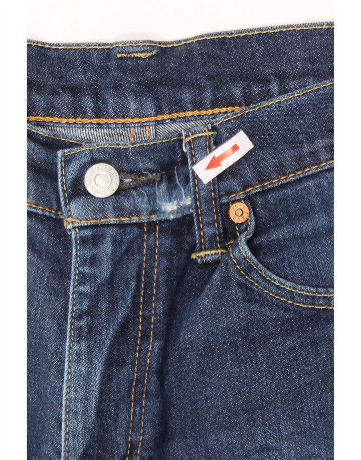 Levi's Uomo 511 Slim Jeans W32 L32 Cotone Blu Navy