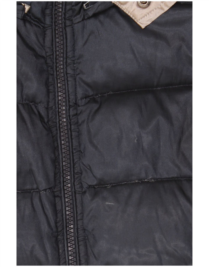 Cappotto imbottito con cappuccio da donna Ellesse UK 18 XL poliestere nero