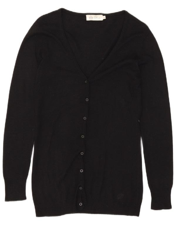 Maglione cardigan da donna di Dack UK 10 piccolo nero
