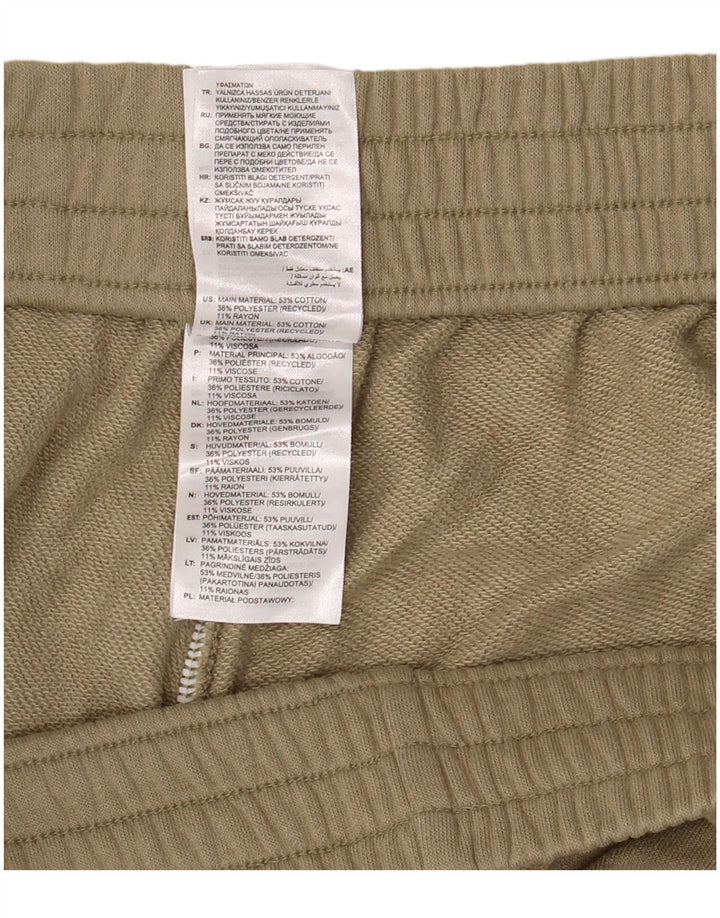 Pantaloncini sportivi da uomo Adidas grandi in cotone kaki