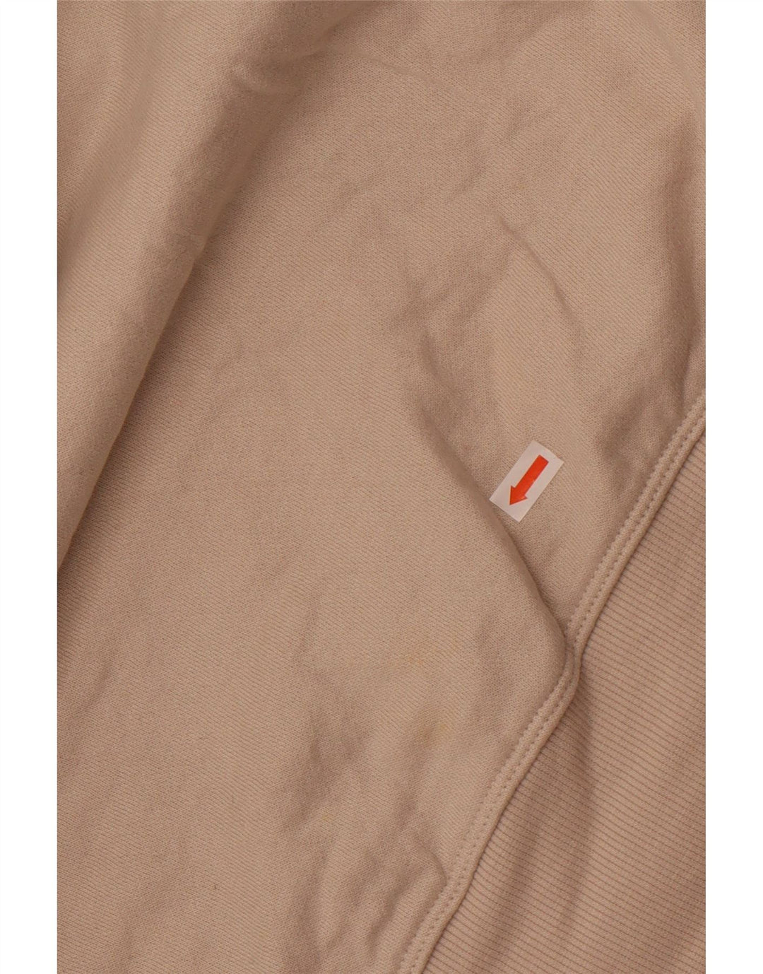 Felpa grafica da donna Calvin Klein maglione UK 16 grande cotone beige