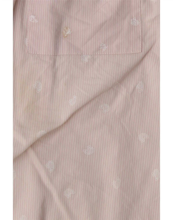 Maglia pullover a maniche lunghe da donna Zara UK 12 Cotone Paisley rosa medio