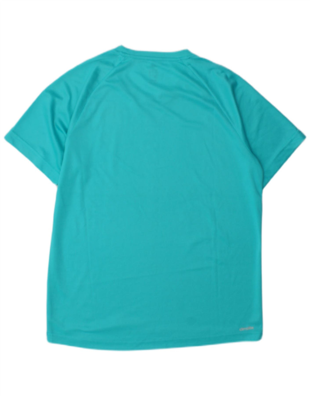 T-shirt Adidas Climalite da uomo turchese medio