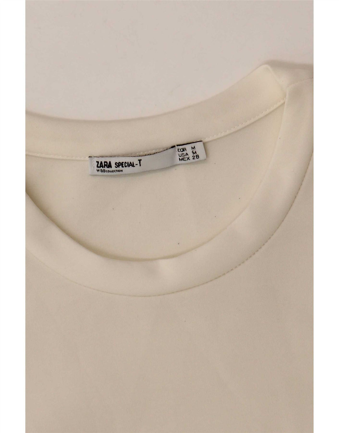 Abito maglione in felpa da donna Zara UK 12 medio bianco sporco