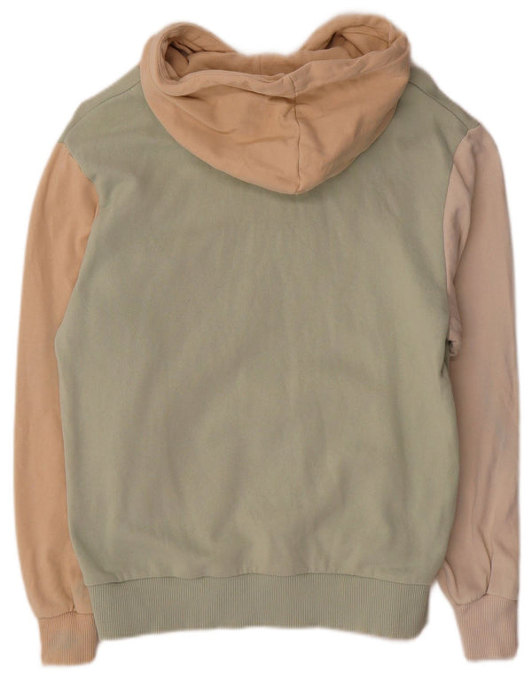 Felpa con cappuccio oversize con grafica da donna Karl Kani UK 6 XS Green Colourblock