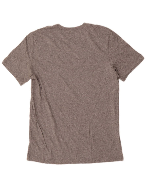 T-shirt grafica da uomo Nike Top in cotone grigio medio