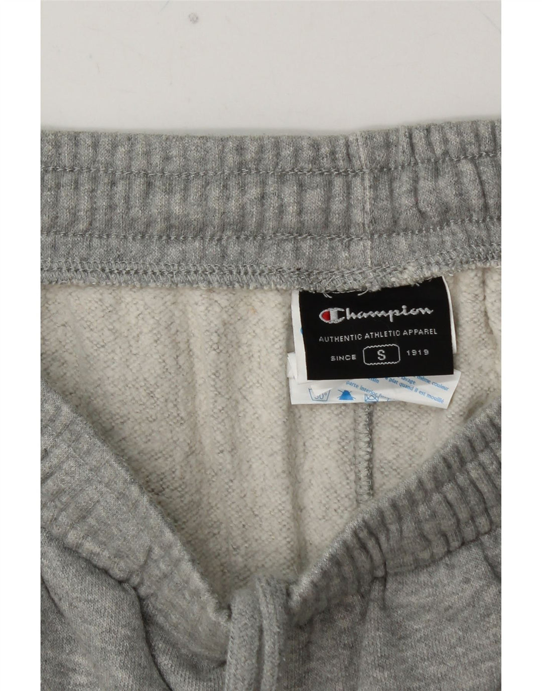 Pantaloni da tuta da uomo CHAMPION Small in cotone grigio