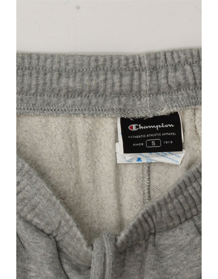 Pantaloni da tuta da uomo CHAMPION Small in cotone grigio