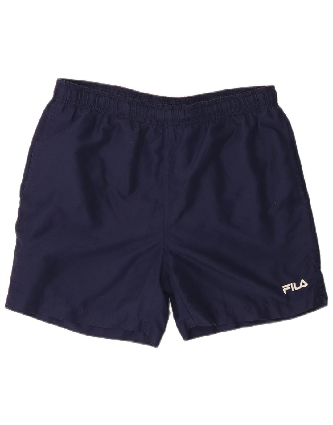 Pantaloncini da bagno da uomo Fila medi blu navy in poliestere