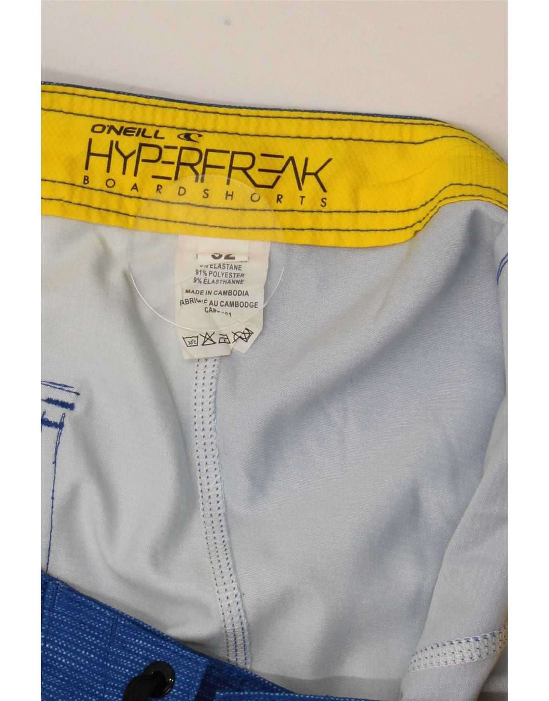 Pantaloncini da bagno da uomo O'Neill in poliestere color block blu medio