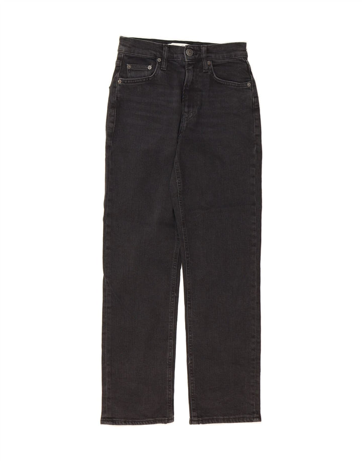 ZARA Womens Straight Jeans EU 38 Small W24 L28 Black Vintage Zara and Second-Hand Zara from Messina Hembry 