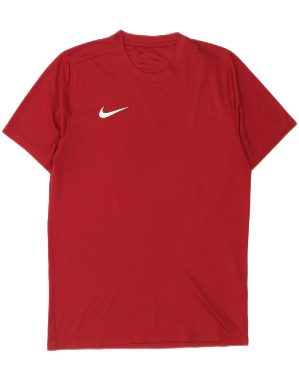 T-shirt Nike Dri Fit da uomo, taglia grande, in poliestere bordeaux