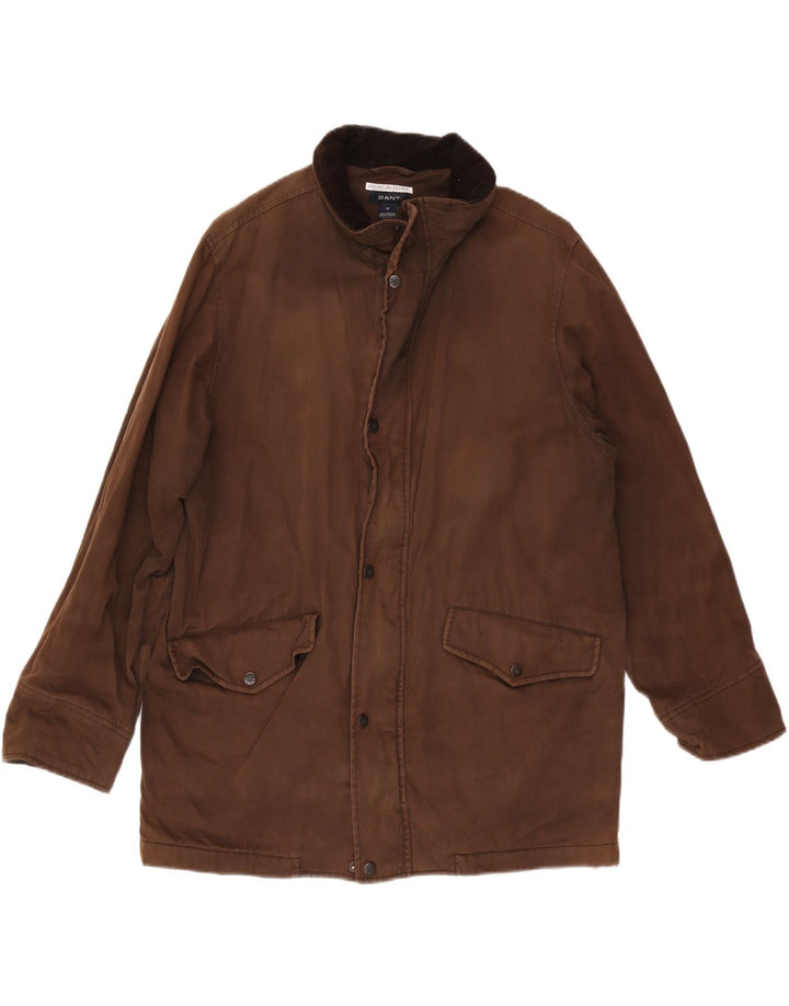 Giacca utility con cappuccio da uomo Gant UK 38 Cotone marrone medio