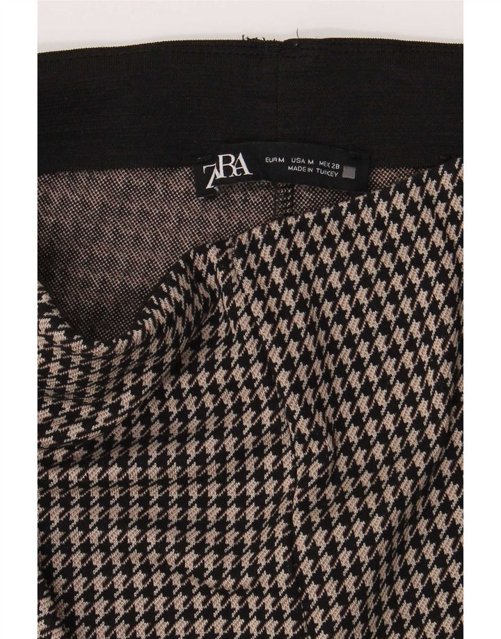 Leggings Zara da donna UK 14 medio pied de poule nero