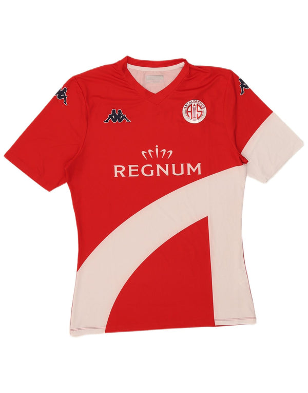 T-shirt grafica da uomo Kappa Top XL rosso in poliestere color block