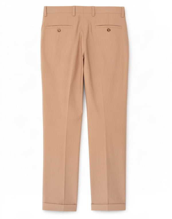 Pantaloni casual affusolati autografi da uomo Marks & Spencer W32 L30 lana beige