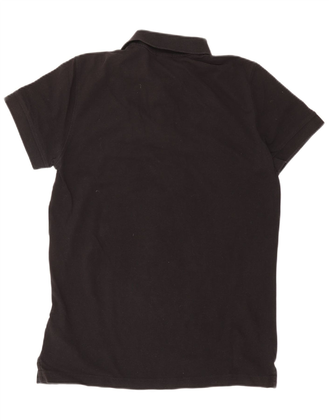 Polo HUGO BOSS da uomo vestibilità regolare in cotone nero medio
