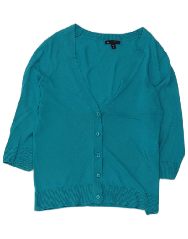 Maglione cardigan con maniche a 3/4 da donna Gap UK 14 Cotone medio turchese