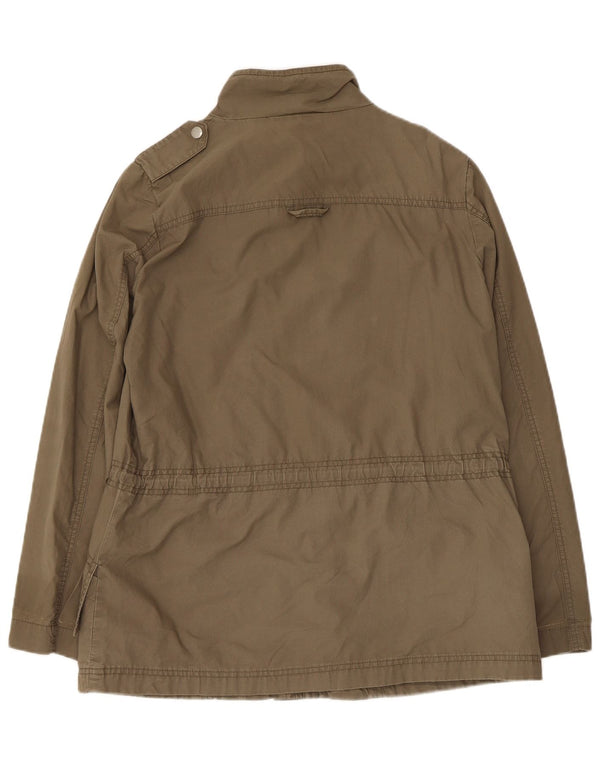 Giacca militare da donna Zara UK 14 cotone kaki medio