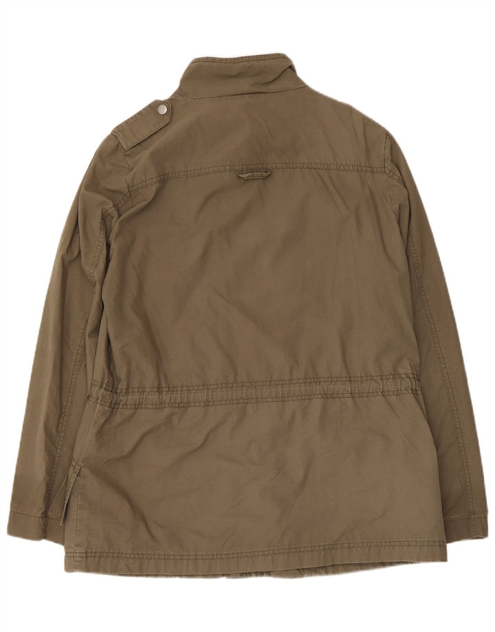 Giacca militare da donna Zara UK 14 cotone kaki medio