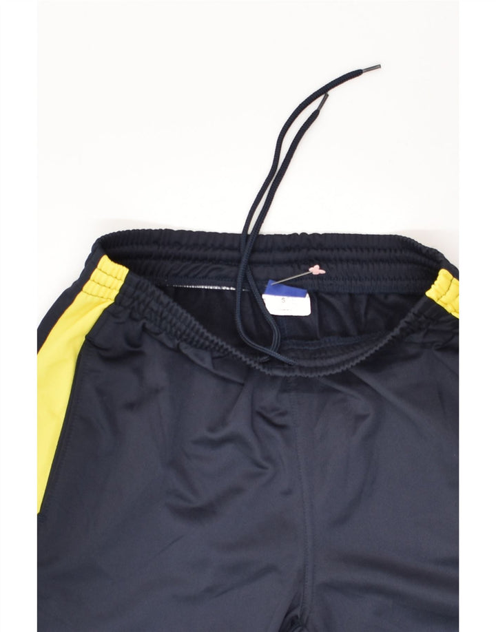 ASICS Mens Tracksuit Trousers Small Navy Blue Polyester | Vintage Asics | Thrift | Second-Hand Asics | Used Clothing | Messina Hembry 