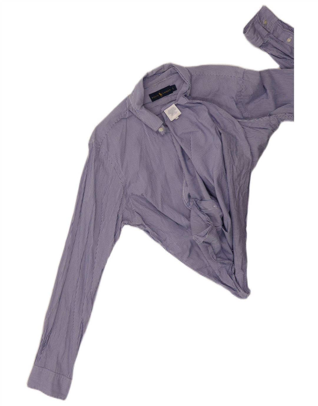 Camicia da uomo Ralph Lauren in cotone a righe grandi blu