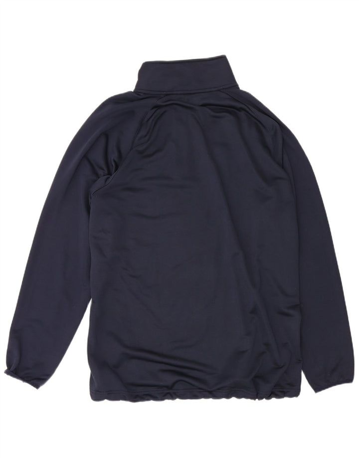 Canterbury - Tuta da uomo pullover con zip e collo, XL, in poliestere blu navy