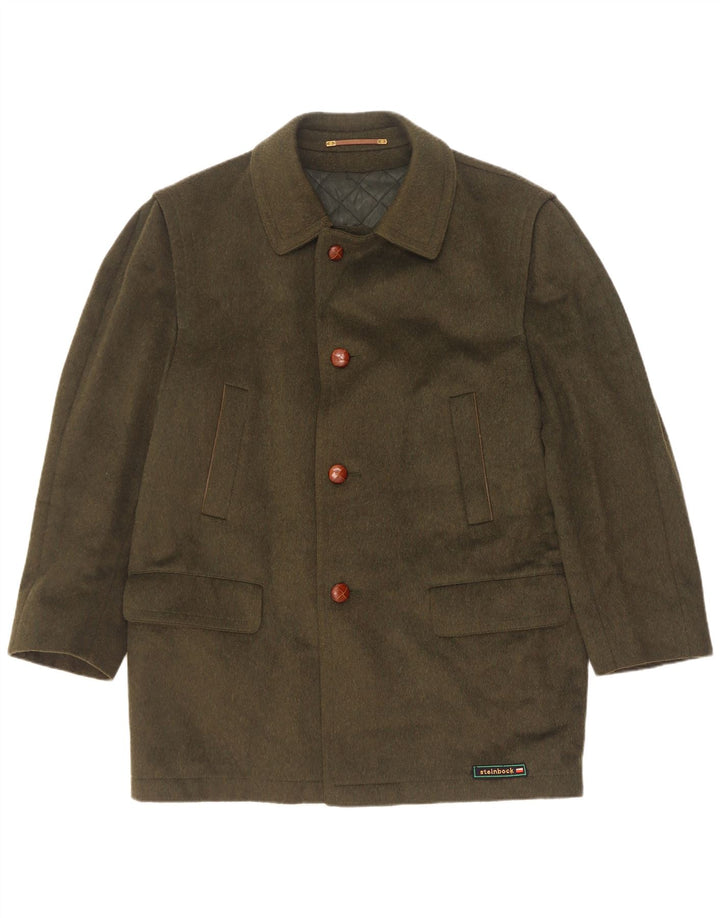 Cappotto da uomo Steinbock IT 48 medio in lana kaki