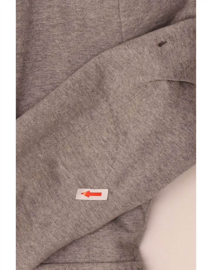 Giacca blazer a 2 bottoni da donna Zara UK 10 piccola poliestere grigio