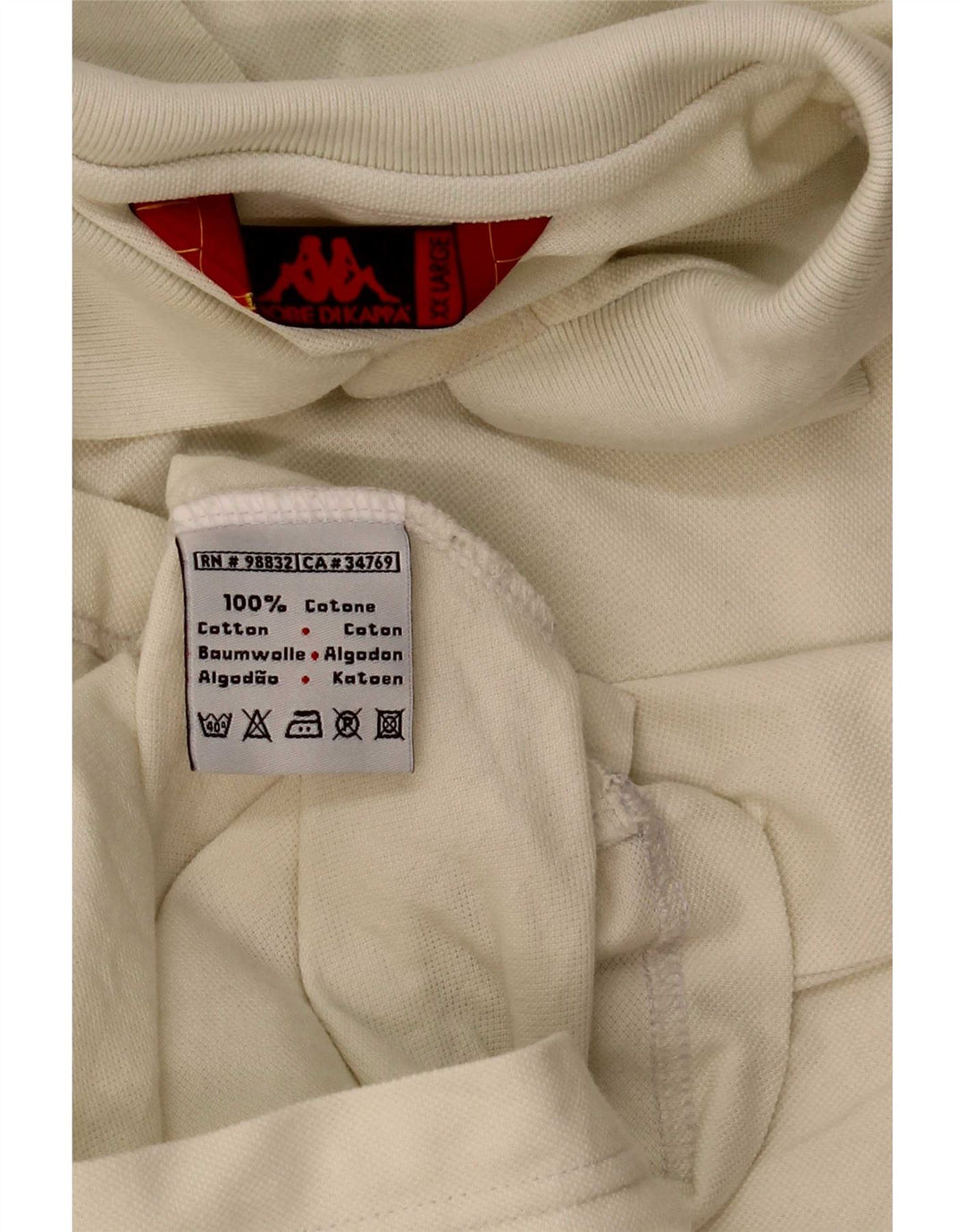 Polo Kappa Uomo 2XL Cotone Beige
