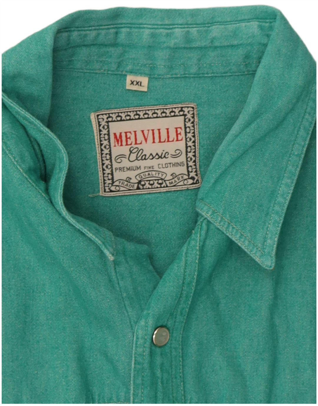 Camicia da uomo Melville 2XL cotone verde