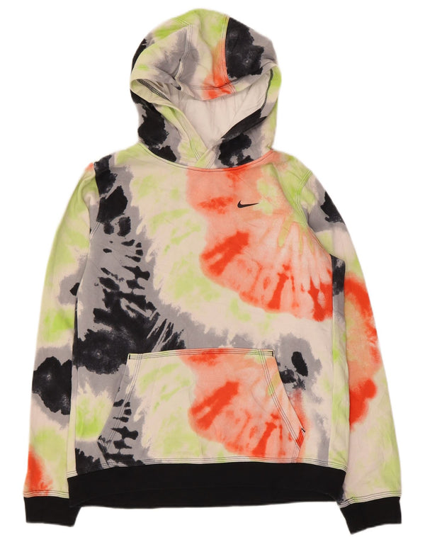 Felpa con cappuccio Nike da bambino 13-14 anni XL in cotone tie dye multicolore