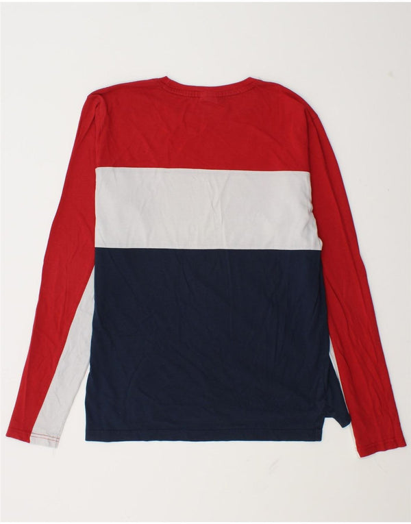 Fila Mens Tennis Graphic Top Long Sleeve IT 46 Small Multicoloured