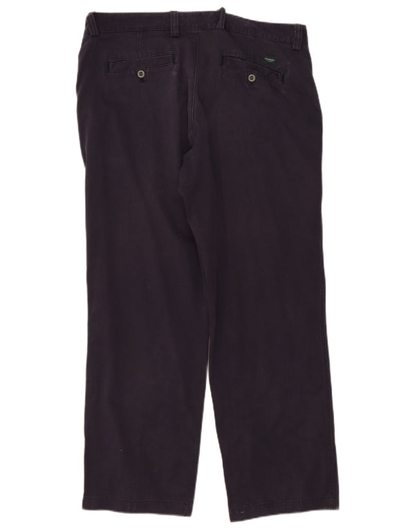 Pantaloni chino dritti da uomo vestibilità comoda Dockers W38 L32 cotone blu navy